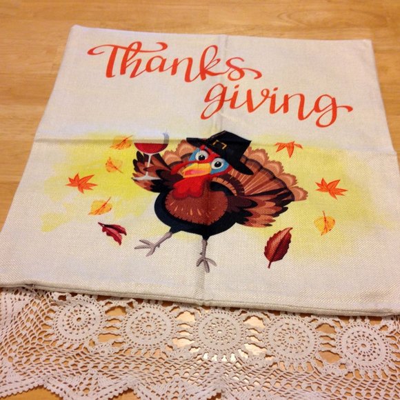 Thanksgiving Holiday Accent Pillow Covers - Picture 3 of 7
